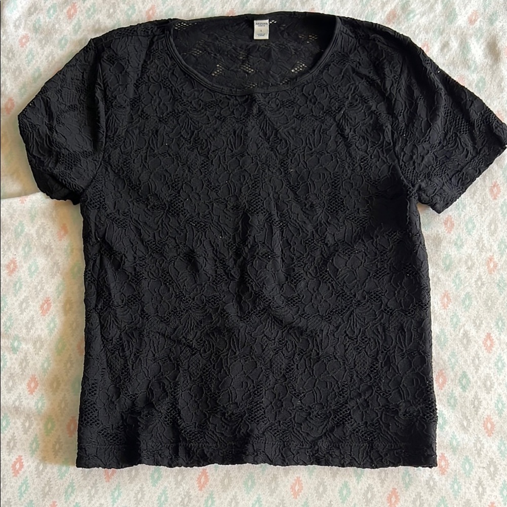 Arizona Black Lace Top